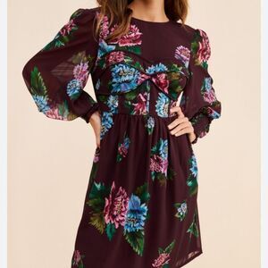 Anthropologie Vineet Bahl Long Sleeve Dress-MM10